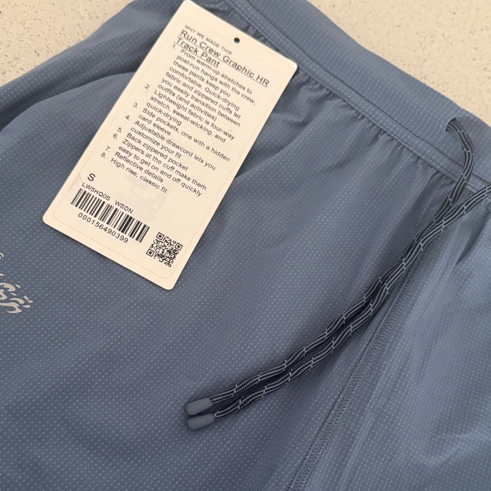 Lululemon Light Blue Drawstring Active Joggers - Picture 4 of 4